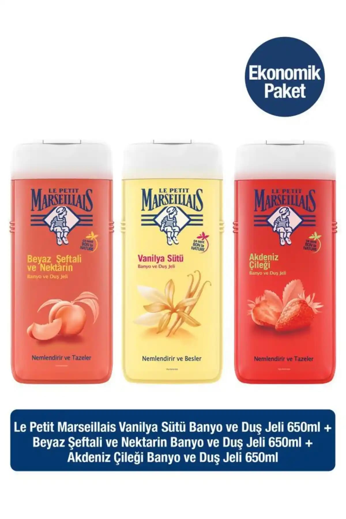 Le Petit Marseillais Üç Farklı Duş Jeliyle Doğal ve Ferahlatıcı Temizlik Deneyimi