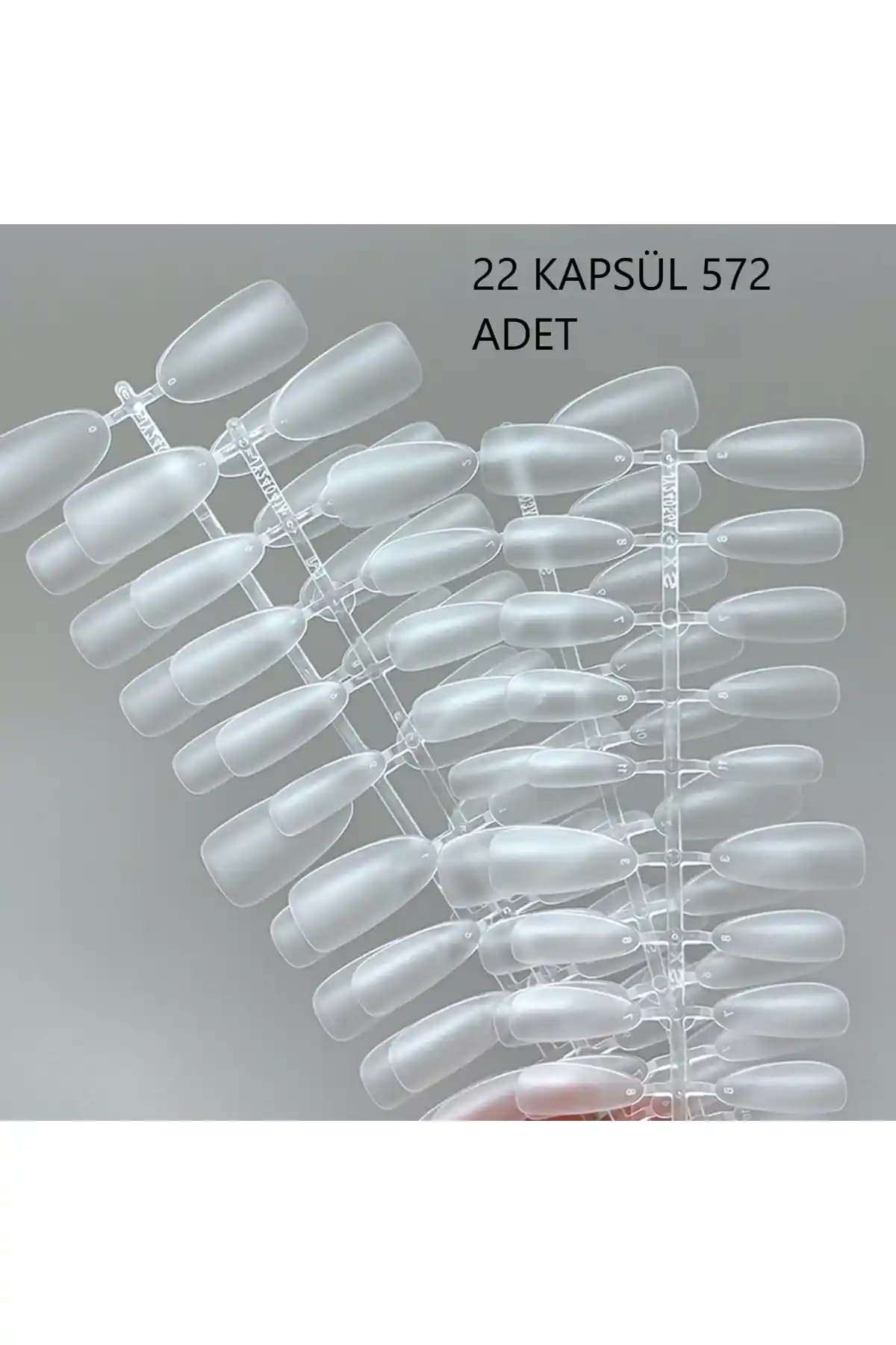 Lesley 500 Lü Tips: Dayanıklı ve Esnek Jel Destekli Tırnak Uzantıları