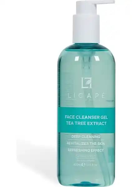 Licape Çay Ağacı Özlü Yüz Temizleme Jeli: Doğal ve Etkili Cilt Temizliği İçin Uygun Çözüm