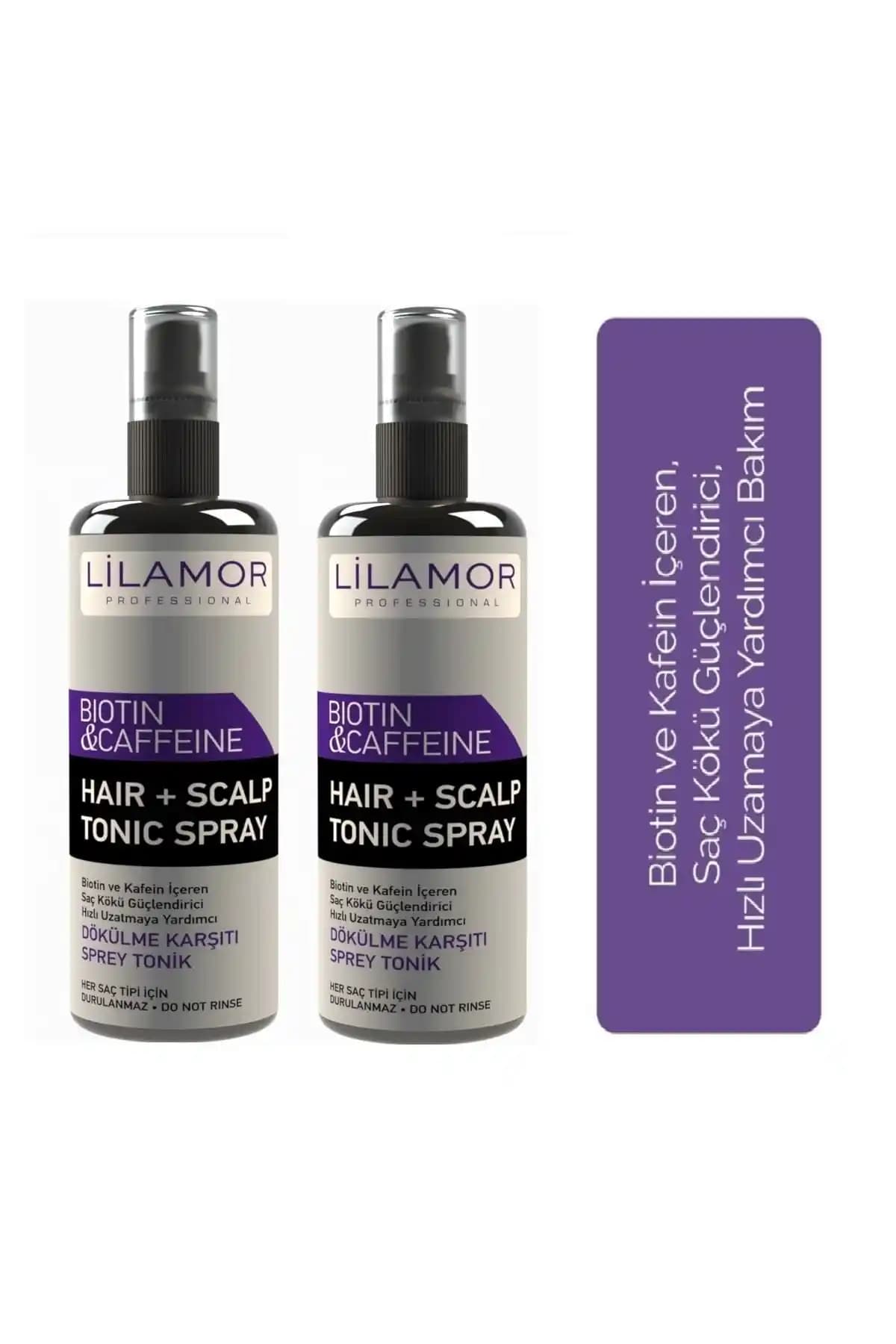 Lilamor 250 Ml Biotin ve Kafein İçeren Dökülme Karşıtı Saç Tonik Spreyi Ürün Tanıtımı ve Faydaları