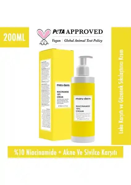 Maru.derm Niacinamide %10 Krem: Hassas ve Sağlıklı Ciltler İçin Güçlü Bir Bakım Çözümü