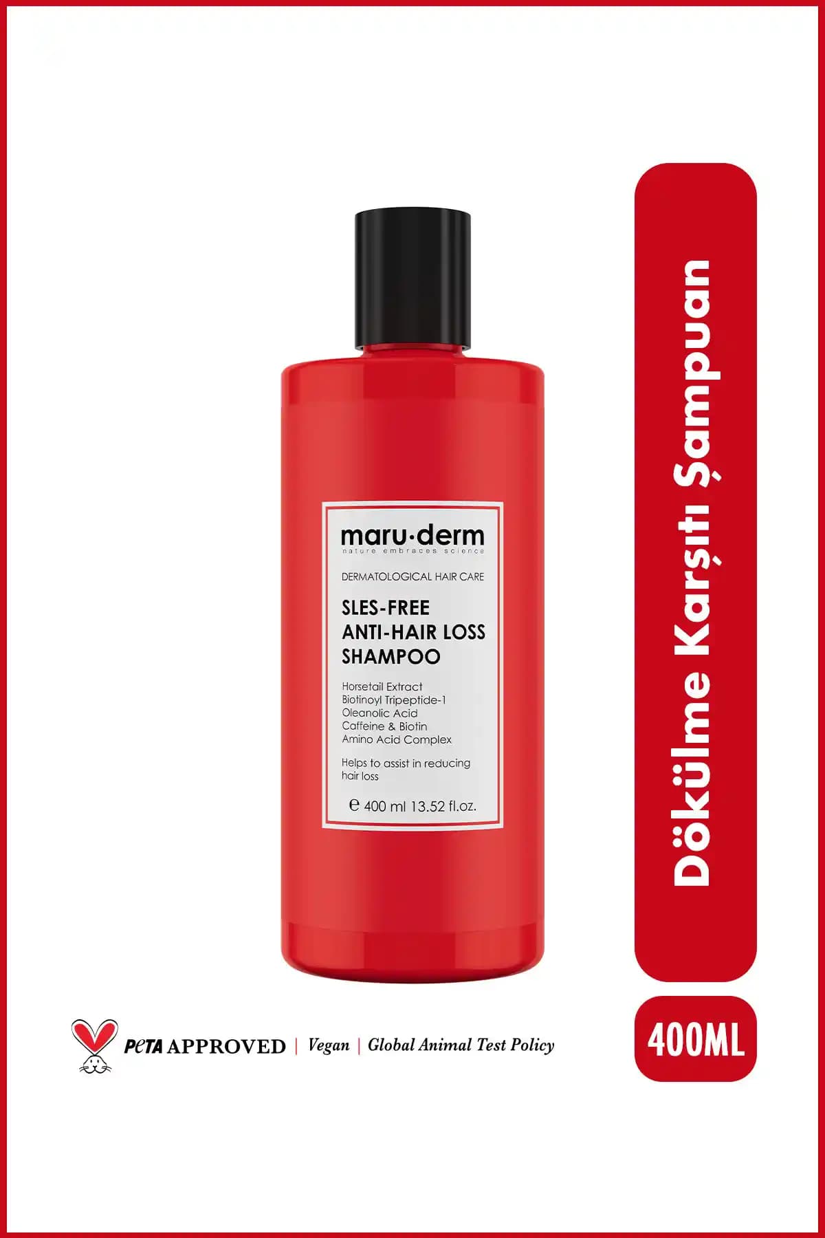 Maru.Derm Saç Dökülmesine Karşı Doğal ve Sülfatsız Şampuan ile Saç Sağlığınızı Koruyun