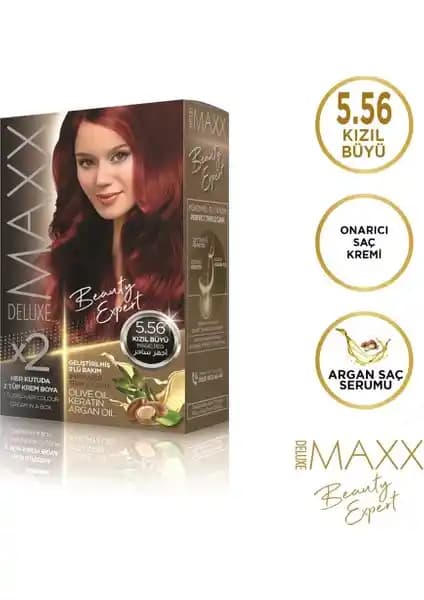 Maxx Deluxe Beauty Expert 5.56 Kızıl Büyü Set Boya İncelemesi ve Kullanıcı Yorumları