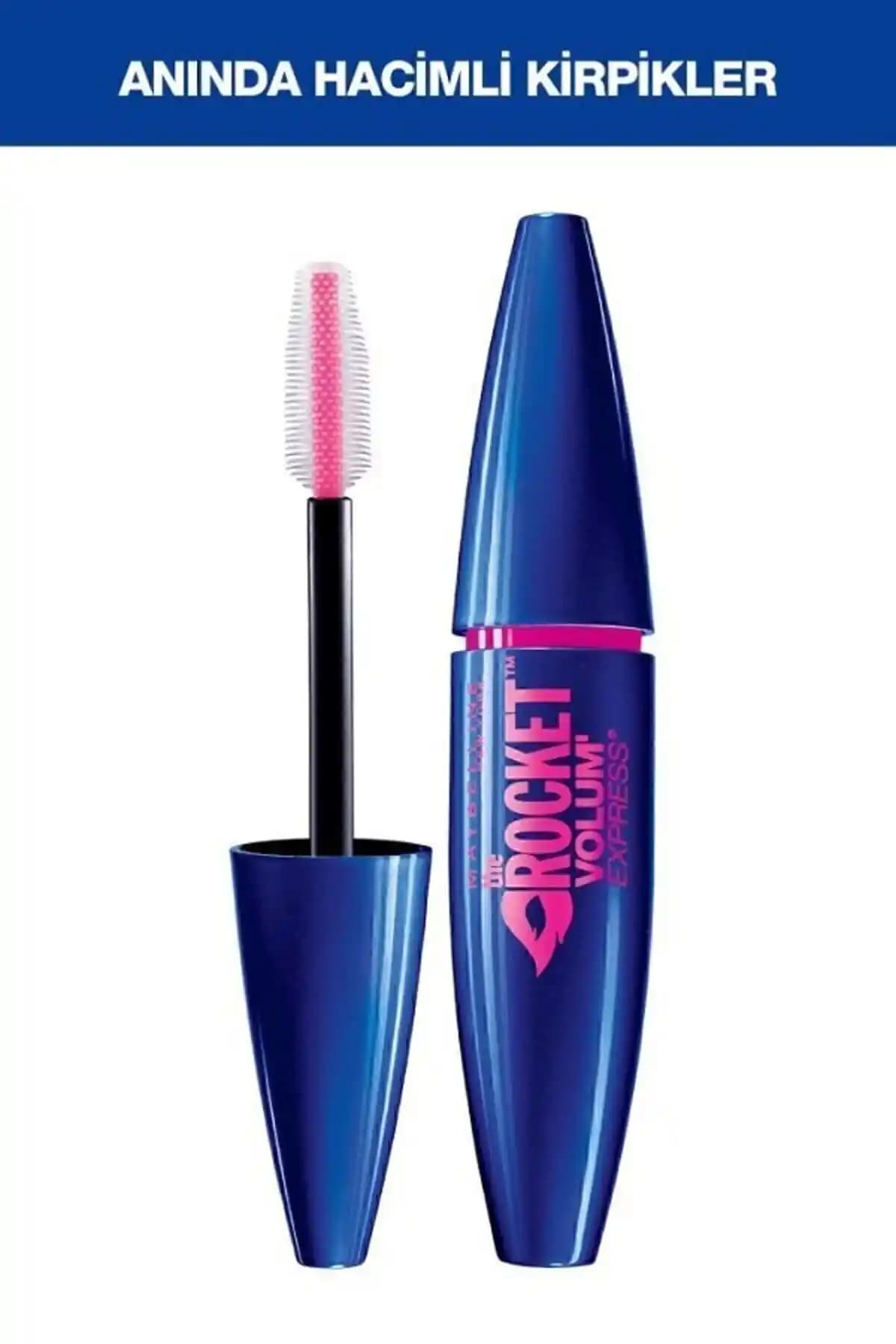 Maybelline New York Rocket Maskara Siyah: Hızlı ve Etkili Kirpik Hacmi ve Uzunluk Sağlayan Makyaj Ürünü