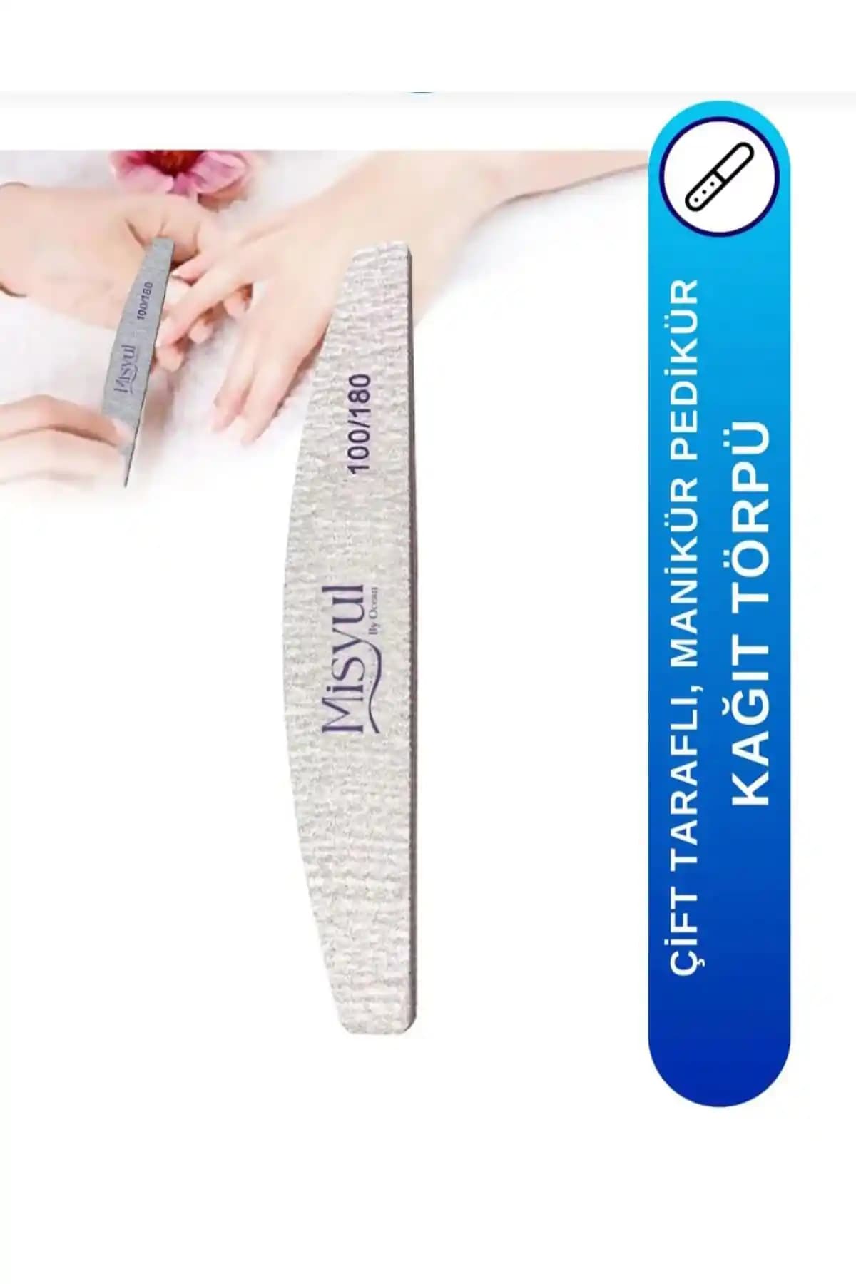 MİNİFİYONK Profesyonel Kağıt Törpü 100 180 - Dayanıklı ve Hassas Tırnak Şekillendirme Aracı