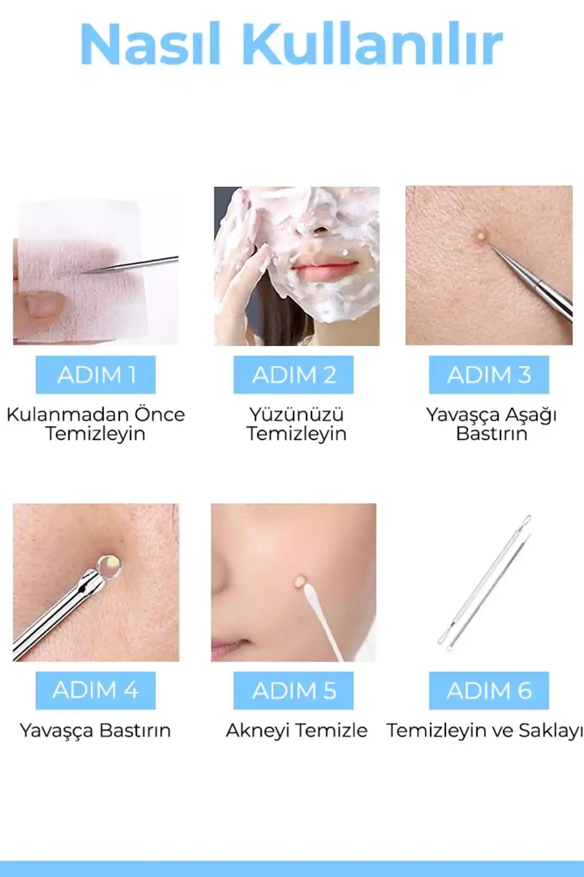 MUJGAN Akne ve Siyah Nokta Temizleyici Komedon: Etkili ve Hijyenik Cilt Bakım Çözümü