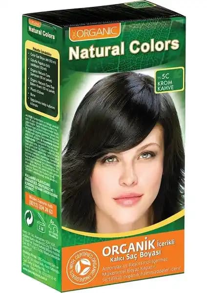 Natural Colors 5c Krom Kahve Organik Saç Boyası: Doğal ve Kalıcı Renk Seçeneği