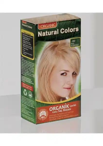 Natural Colors 8D Bal Köpüğü Organik Saç Boyası: Doğal ve Kalıcı Renk Seçeneği
