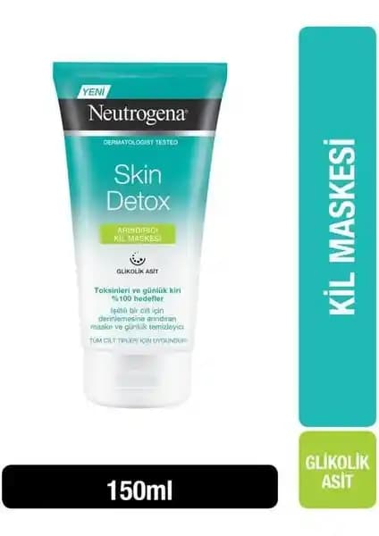 Neutrogena Skin Detox Arındırıcı Kil Maskesi: Gözenekleri Temizleyen ve Canlandıran Cilt Bakım Ürünü