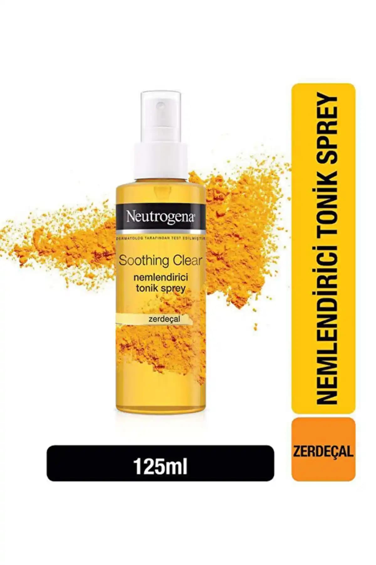 Neutrogena Soothing Clear Yüz Bakım Spreyi Zerdeçal Doğal İçeriklerle Cilt Tazeleme