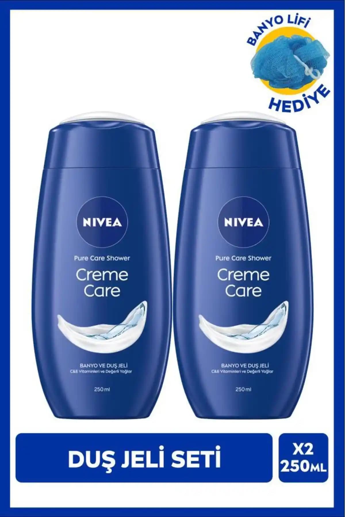 NIVEA Creme Care Duş Jeli: Nemlendiren ve Temizleyen Günlük Cilt Bakım Ürünü
