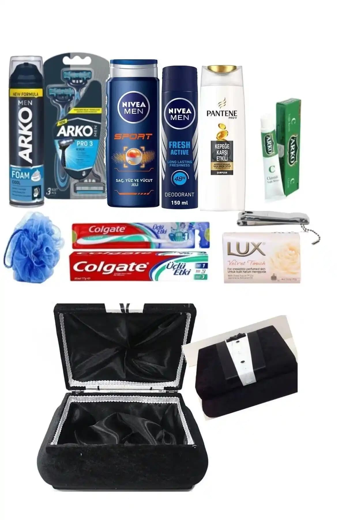 NIVEA Damat Bohçası Tıraş Seti 11 Parça Erkek Bakımı İçin Kapsamlı Çözüm