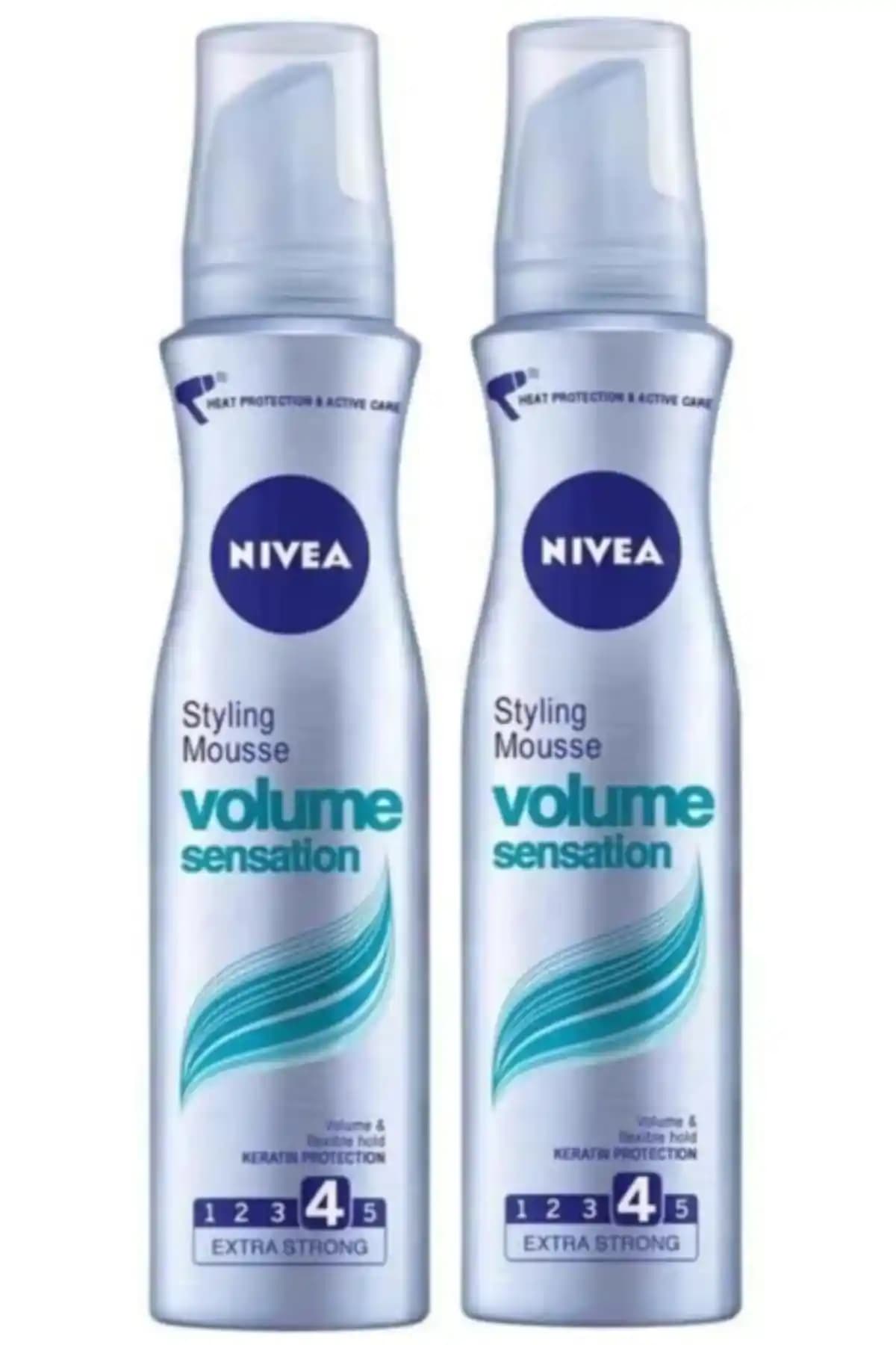 NIVEA Hacim Veren Saç Köpüğü 300 Ml 2'li Set: Doğal Hacim ve Canlılık Sağlayan Ürünler