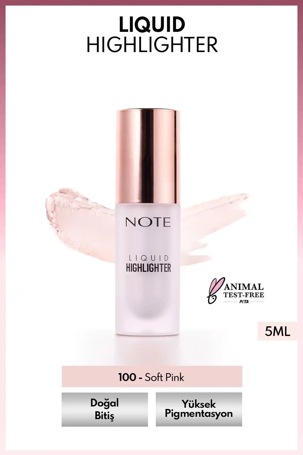 Note Cosmetics Liquid Highlighter: Doğal Parlaklık ve Işıltı Sağlayan Sıvı Aydınlatıcı