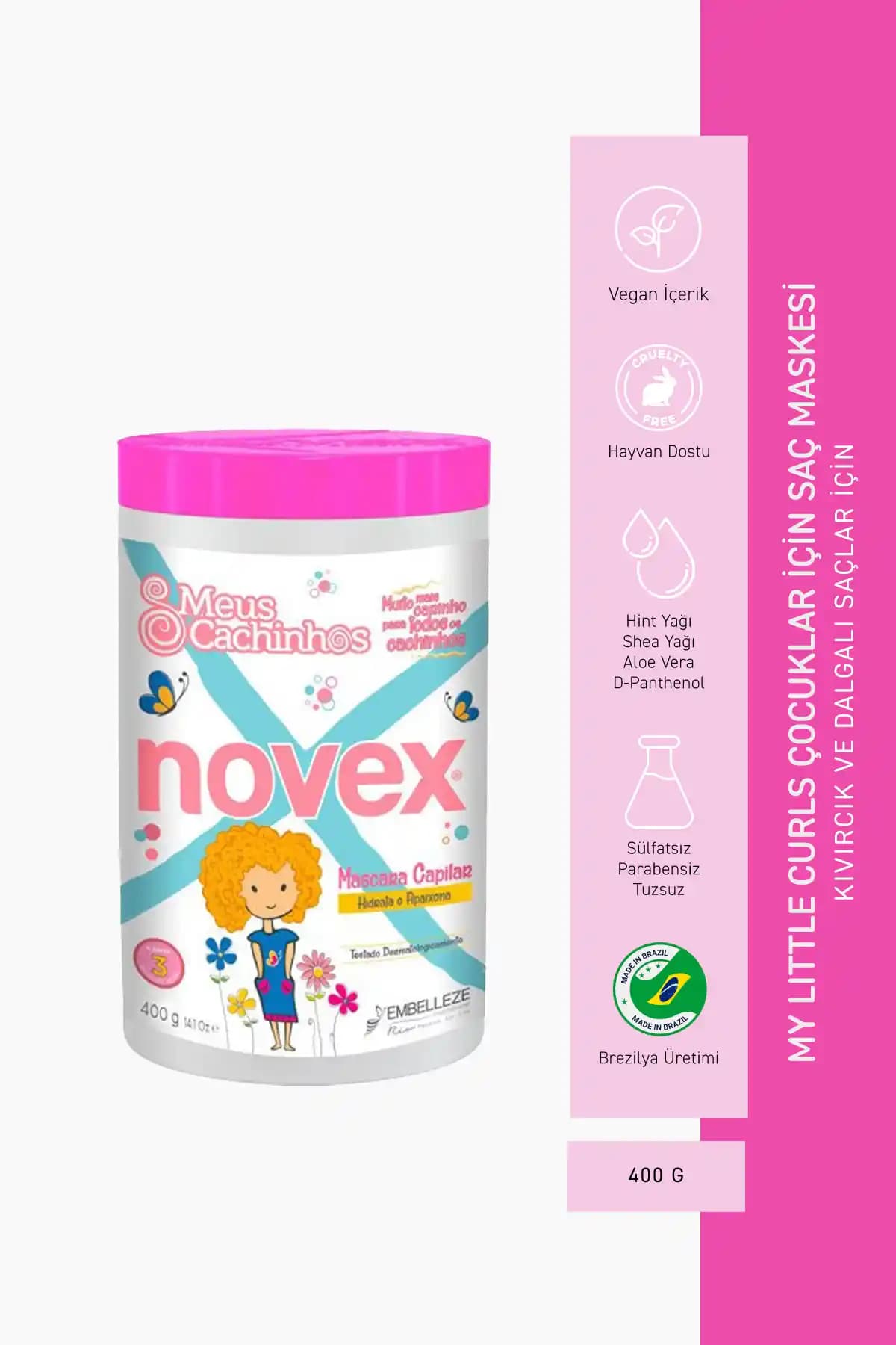 NOVEX My Little Curls Çocuklar İçin Bukle Belirginleştirici Saç Maskesi Özellikleri ve Kullanıcı Yorumları