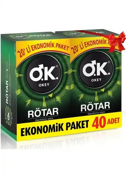 Okey Rötar 40'lı Prezervatif Paketi Güvenlik ve Konfor Odaklı Ürün Özellikleri
