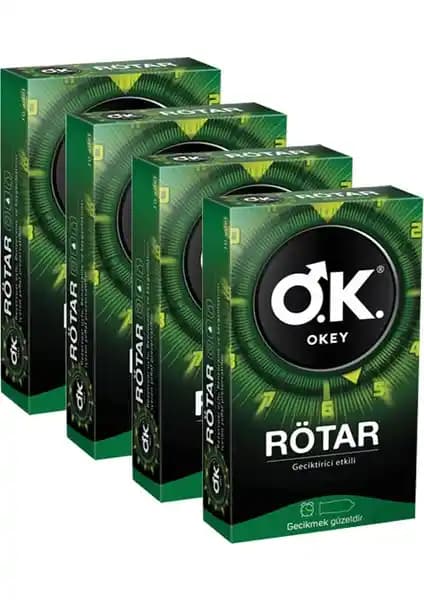 Okey Rötar Prezervatif 40'lı Paket, Güvenli ve Konforlu Kullanım Sağlar