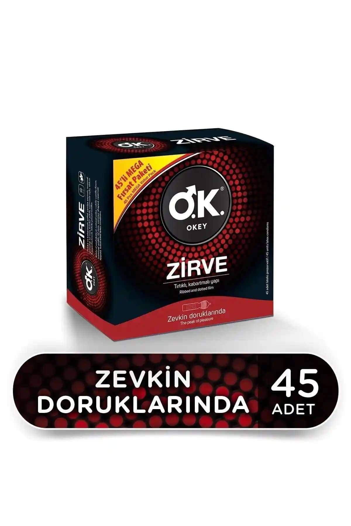 Okey Zirve 45'li Prezervatif: Güvenli ve Keyifli Bir Deneyim Sunan Yüksek Kaliteli Ürün