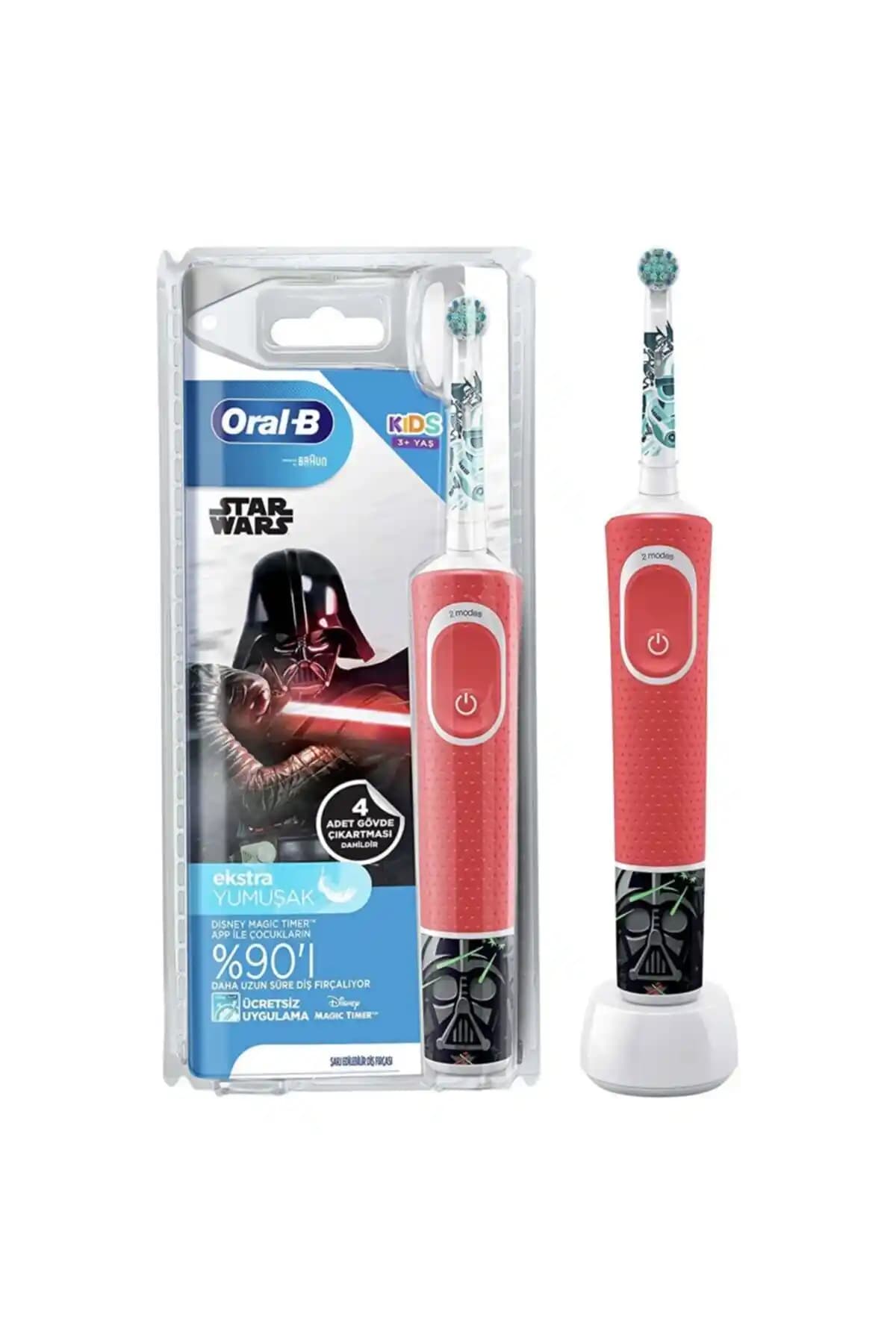 Oral-B D100 Starwars Çocuk Şarj Edilebilir Diş Fırçası Eğlenceli ve Etkili Temizlik Sağlar