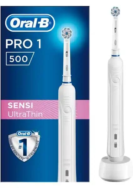 Oral-B Pro 1 500 Sensi Ultrathin Şarjlı Diş Fırçası: Etkili ve Pratik Diş Temizliği Çözümü