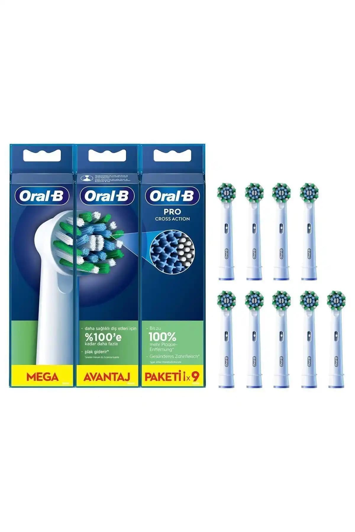 Oral-B Pro Cross Action 9'lu Diş Fırçası Yedek Başlığı EB50 Detaylı İnceleme ve Kullanıcı Yorumları