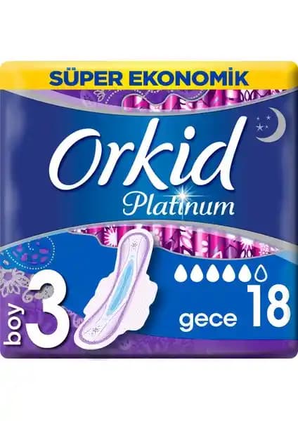 Orkid Platinum Gece Hijyenik Ped: Yüksek Emicilik ve Güvenlik Sunan Konforlu Seçenek