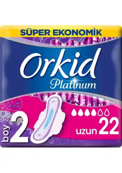 Orkid Platinum Uzun Hijyenik Pedler: Yüksek Emicilik ve Güvenlik Sunan Ekonomik Paket