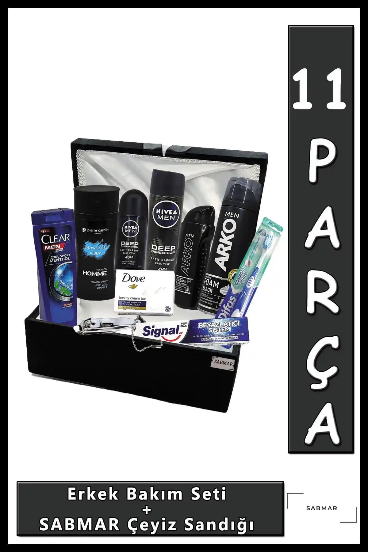 Pierre Cardin Erkek Bakım Seti Damat Bohçası Nişan ve Özel Günler İçin Uygun