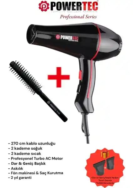 Powertec TR-601 Profesyonel Fön Makinesi İncelemesi ve Özellikleri