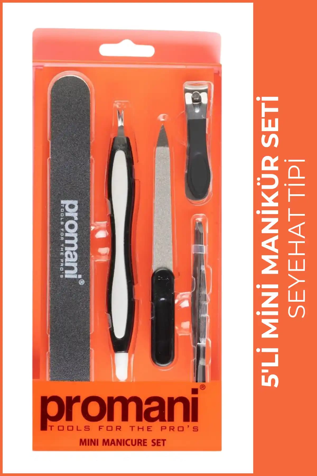 Promani Mini Manikür Seti: Pratik ve Şık Tırnak Bakım Çözümü Ev ve Seyahat İçin