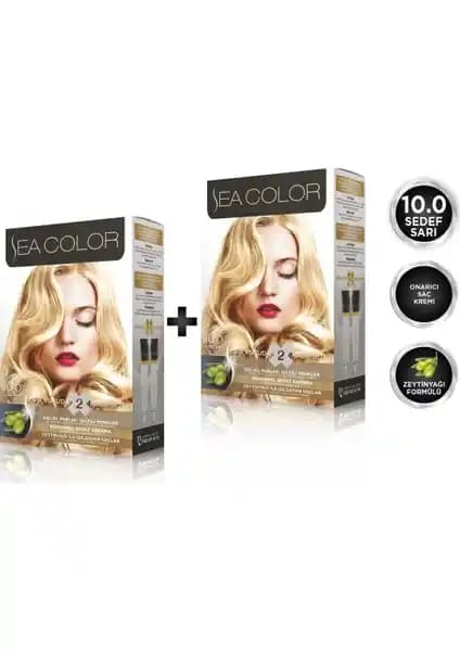 Sea Color 10.0 Sedef Sarı Saç Boyası ile Doğal ve Parlak Görünüm Elde Edin
