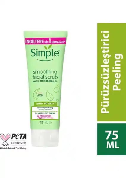Simple Kind To Skin Pürüzsüzleştirici Peeling: Doğal ve Hassas Ciltler İçin Güvenli Temizlik Ürünü