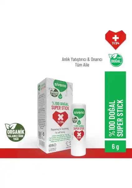 Siveno %100 Doğal Super Stick ile Hassas Ciltler İçin Güvenilir Bakım Çözümü