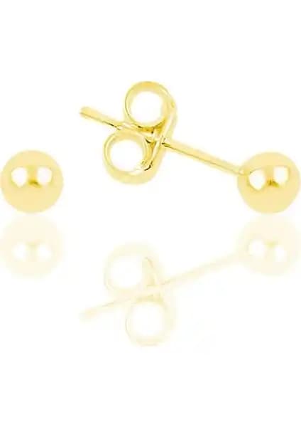 Söğütlü Silver 3 mm Gümüş Top Küpe - Zarif ve Dayanıklı Günlük Takı Seçeneği