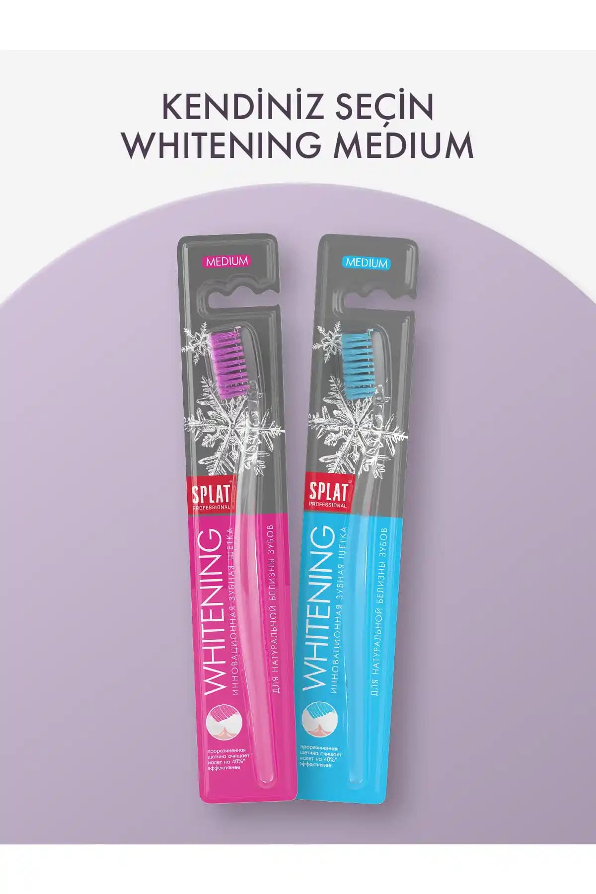 Splat Whitening Medium Diş Fırçası: Etkili Temizlik ve Beyazlatma İçin Günlük Kullanım