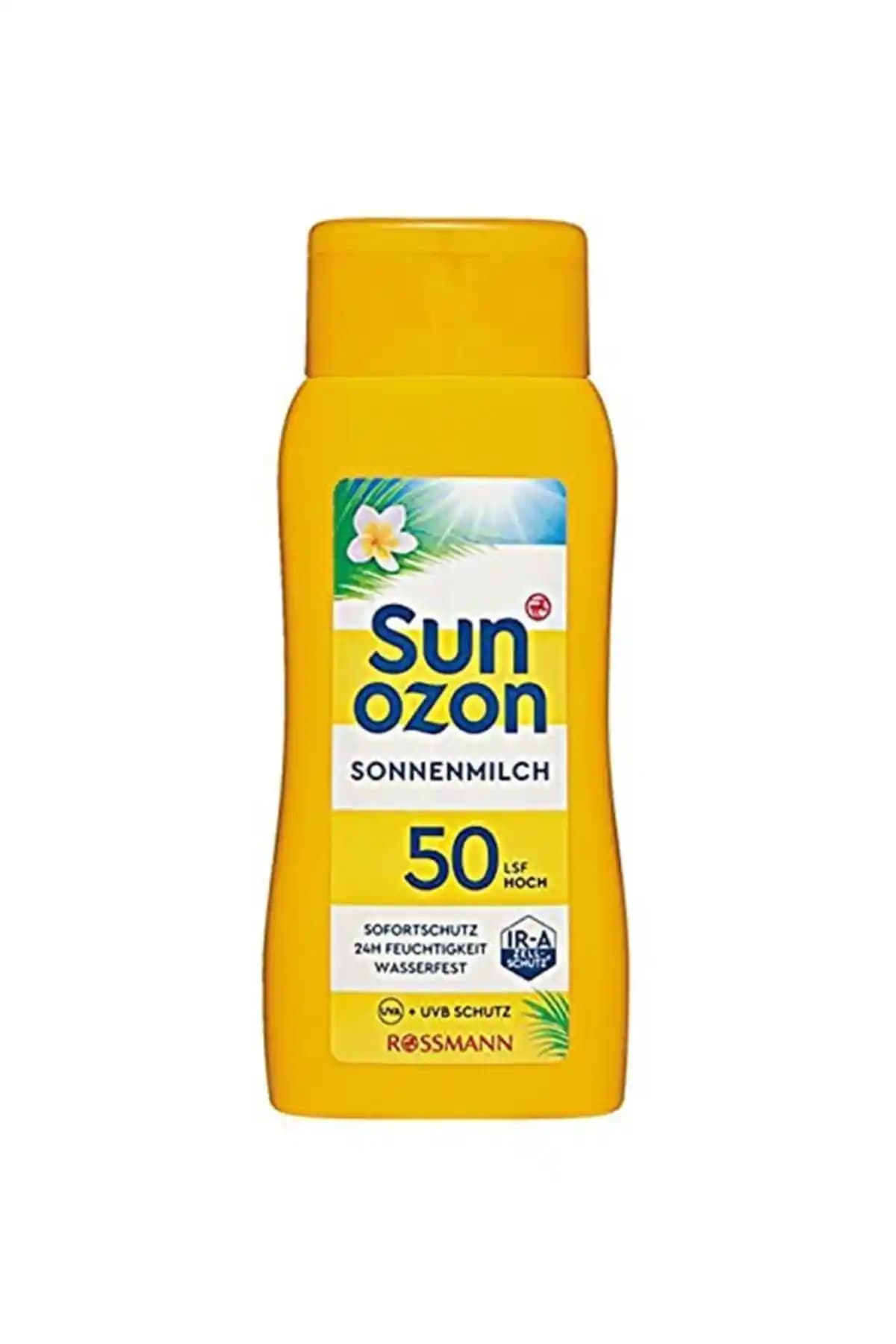 SunOzon Güneş Sütü SPF 50 Hassas Ciltler İçin Güçlü Koruma ve Doğal Görünüm Sağlar