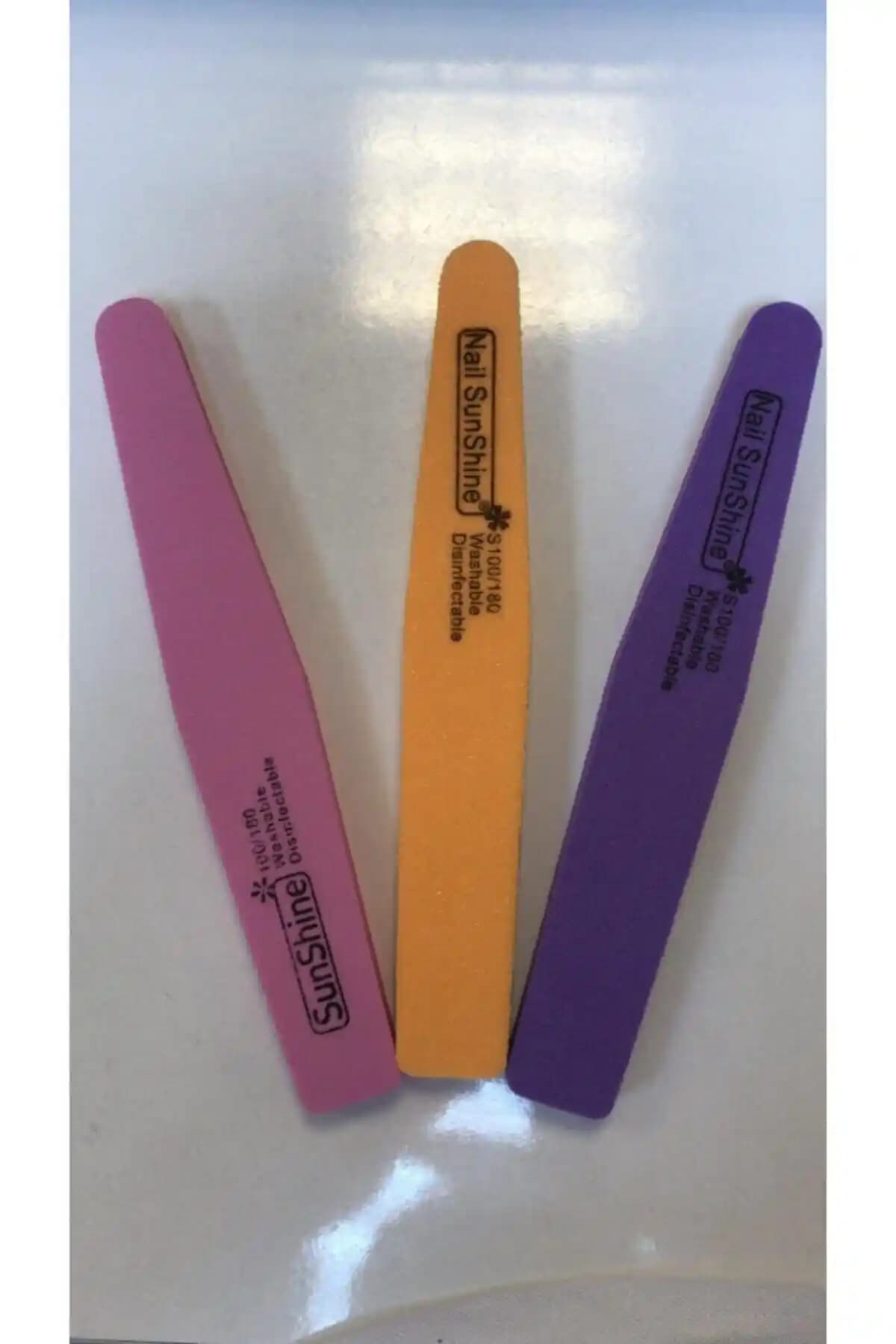 Sunshine 100/180 3'lü Yıkanabilir Tırnak Bufferi - Estetik ve Dayanıklı Bakım Çözümü