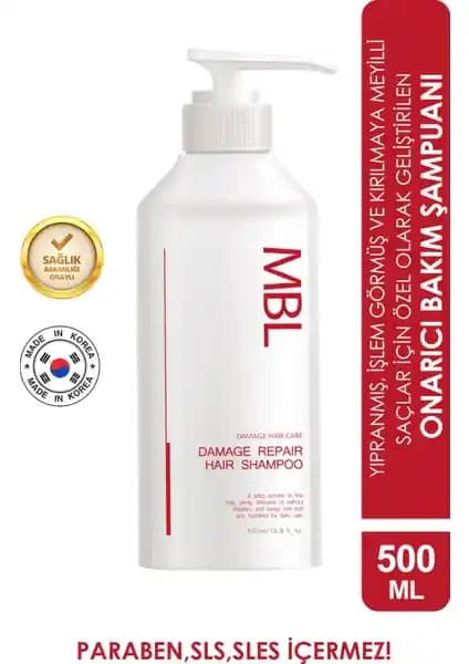 Teresia Mbl Damage Repair Şampuanı Yıpranmış Saçlar İçin Güçlendirici ve Onarıcı Bakım Ürünü