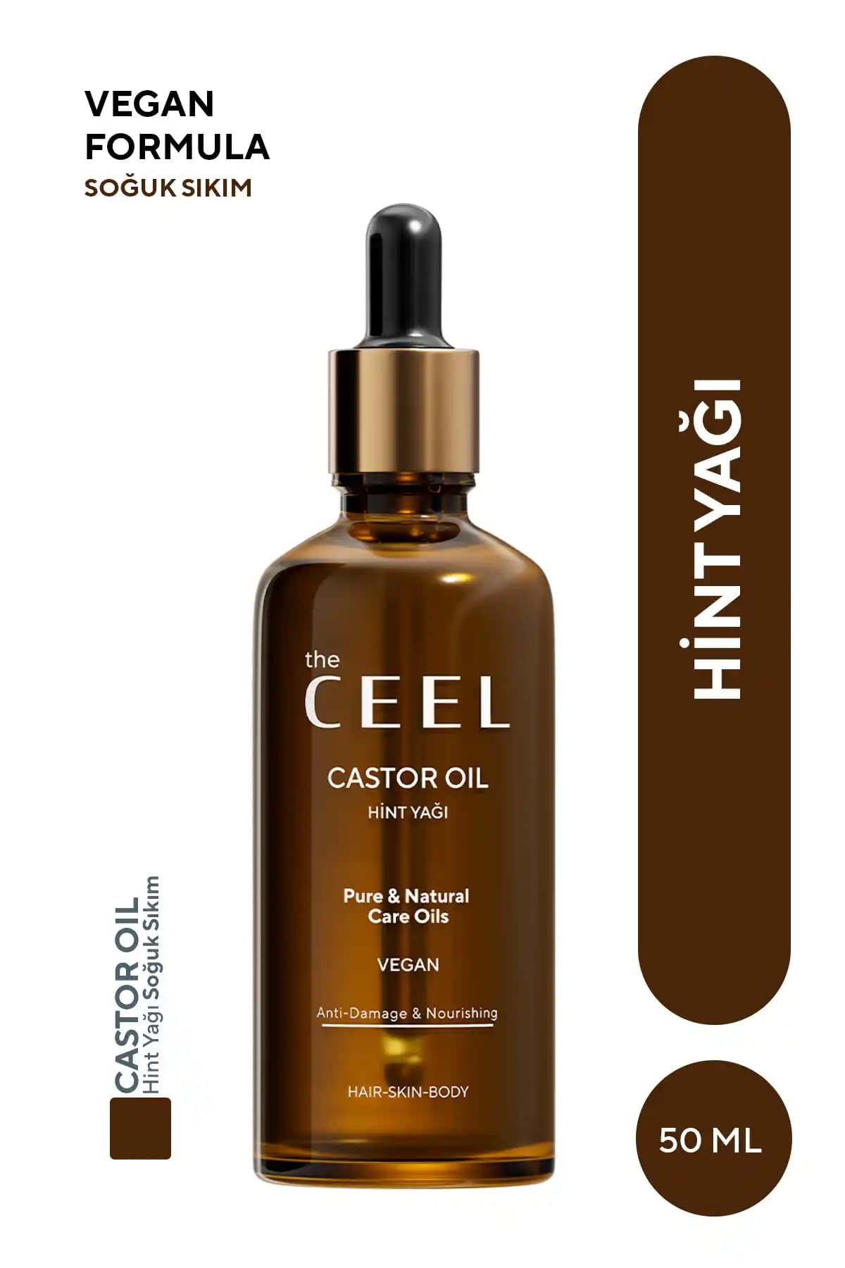 The Ceel Saf Hint Yağı ile Doğal Saç, Cilt ve Kaş Bakımında Etkili Çözümler