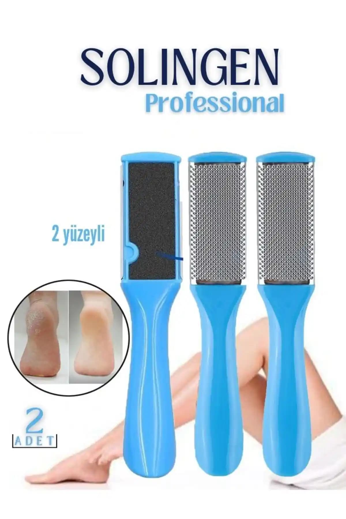 Transformasyon Topuk Rendesi ve Törpü 2'li Set: Profesyonel ve Ev Kullanımı İçin Uygun Bakım Aracı