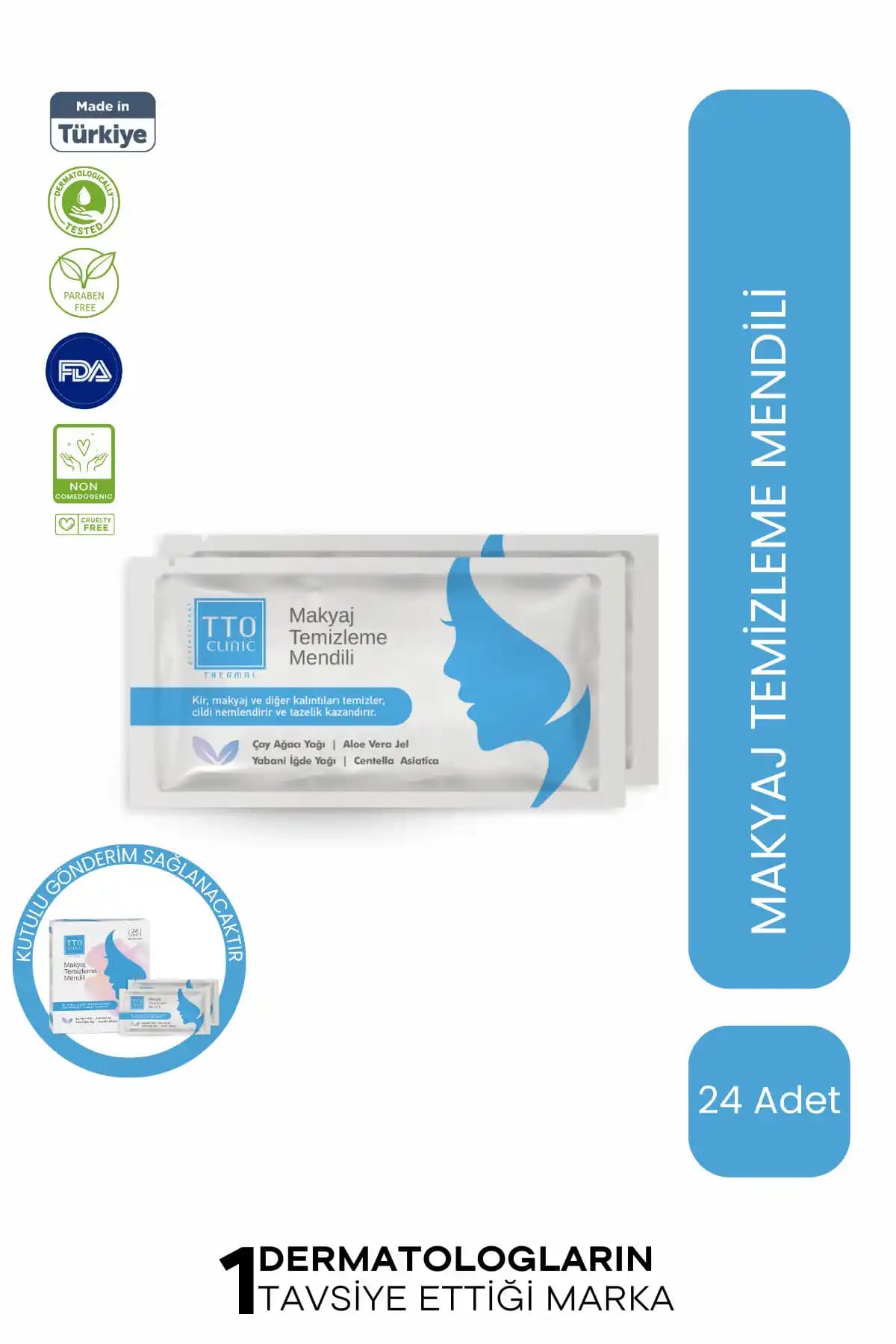 Tto Clinic Makyaj Temizleme Mendili: Günlük Cilt Bakımında Pratik ve Güvenilir Çözüm