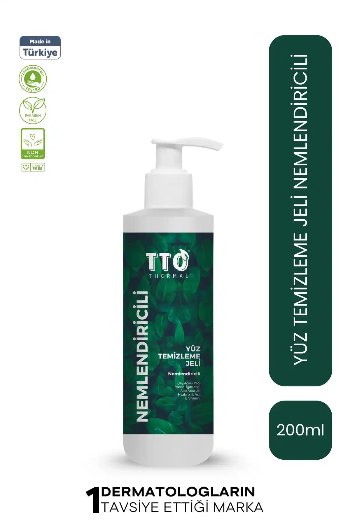 Tto Thermal Nemlendiricili Yüz Temizleme Jeli: Doğal İçeriklerle Derinlemesine Temizlik ve Nem Dengeleme