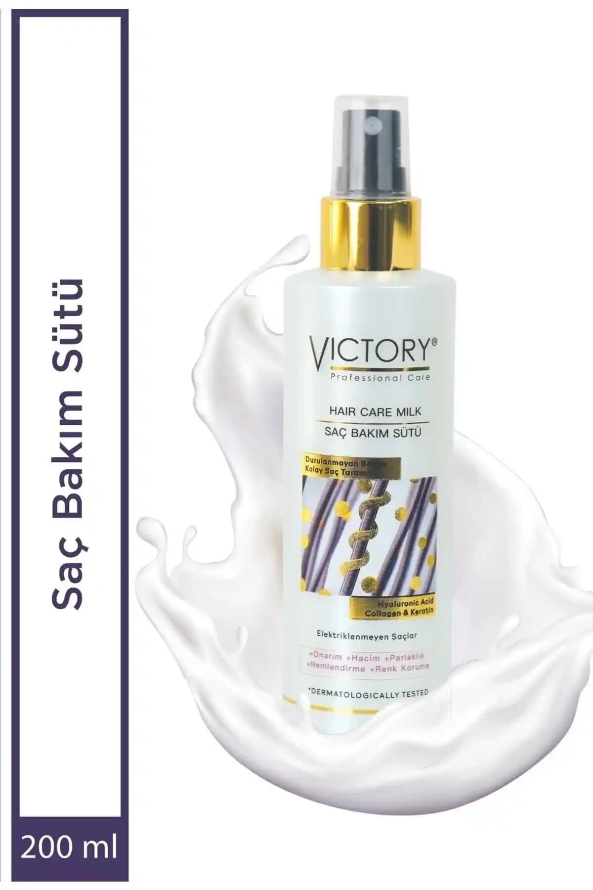 Victory Keratin ve Kolajen Saç Bakım Spreyi: Güçlendiren ve Parlatan Formülasyon