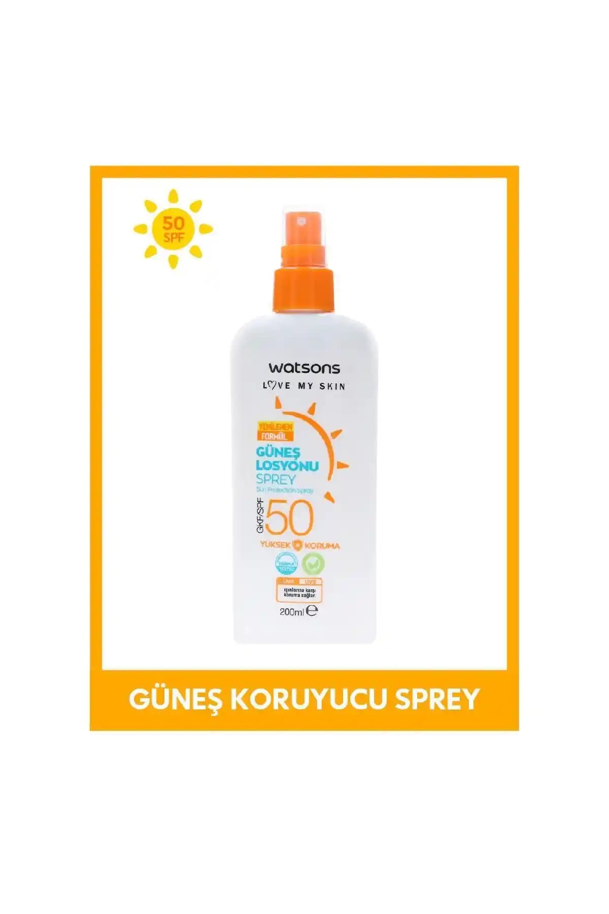 Watsons Güneş Koruyucu Sprey SPF50: Yüksek Koruma ve Kullanım Kolaylığı Sunan Ürün