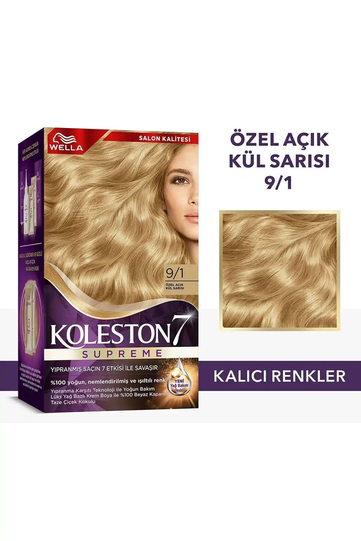 Wella Koleston Supreme 9/1 Özel Açık Kül Sarısı Saç Boyası Özellikleri ve Kullanıcı Yorumları