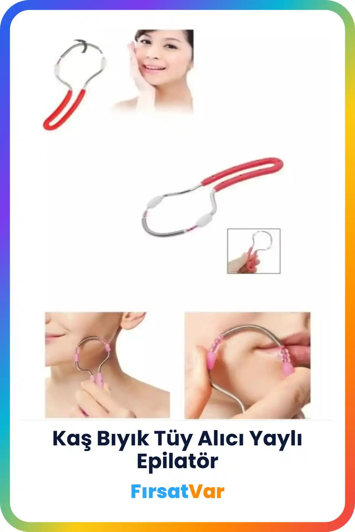 Yaylı Yüz Kaş Bıyık Tüy Kıl Alma Aleti: Pratik ve Güvenli Epilasyon Çözümü