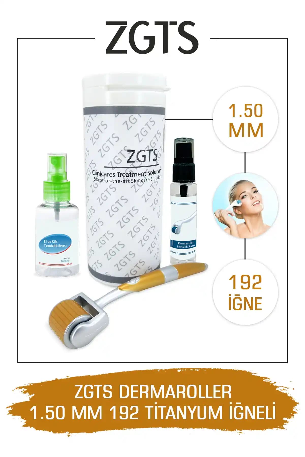 Zgts Dermaroller 1,50mm ile Cilt ve Saç Bakımında Etkili Çözümler Sunar