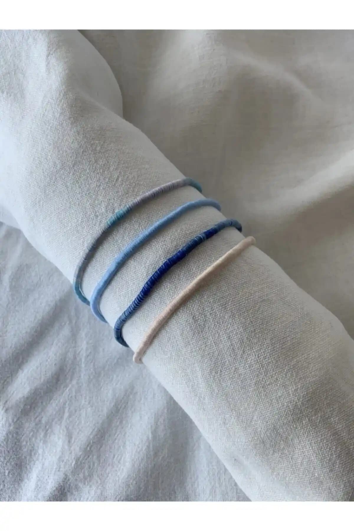 Atölye Merdiven 4'lü İp Bileklik Seti Modern ve Dayanıklı Aksesuarlar