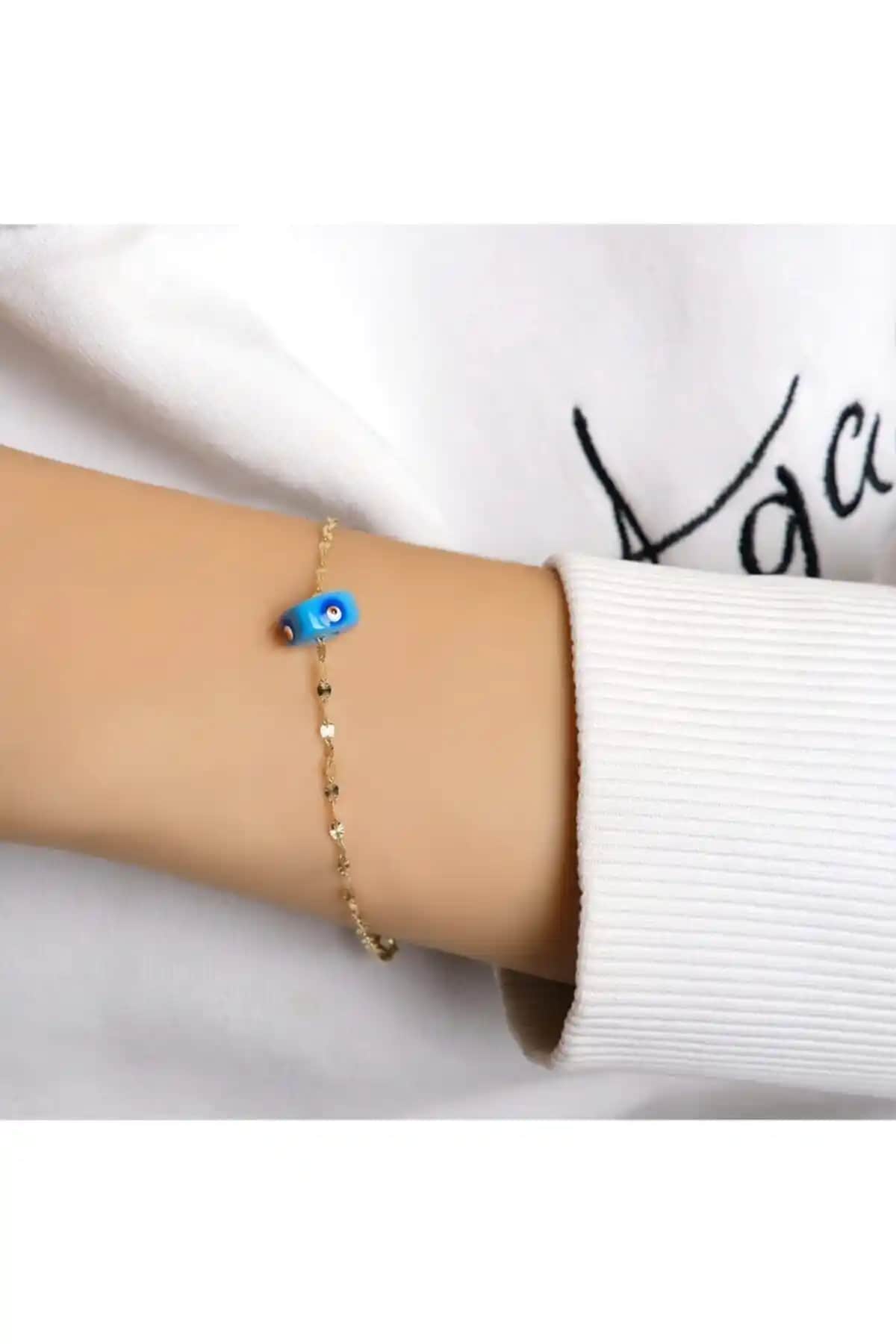 Aytekgold Yaprak Bileklik 14 Ayar Altın Zarif ve Şık Takı Seçeneği