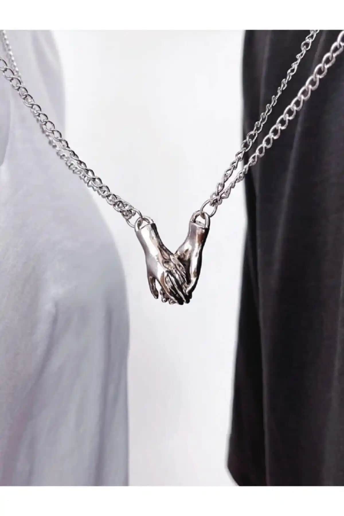 ÇelikOnline 2'li Mıknatıslı Sevgili ve Arkadaşlık Kolyesi Dayanıklı ve Anlamlı Tasarım